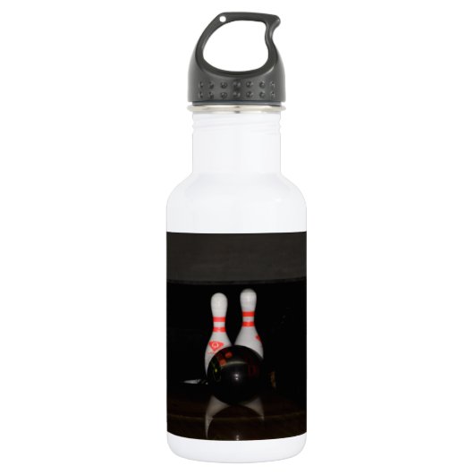 Bowling Wasserflasche (Vorderseite)