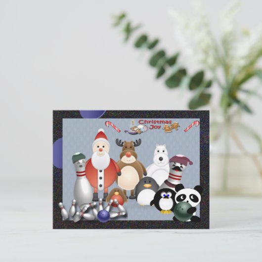 Bowling Weihnachten (Stehend Vorderseite)