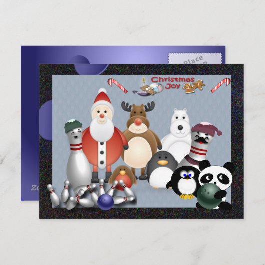 Bowling Weihnachten (Vorne/Hinten)