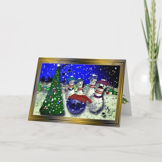 Bowling Weihnachten (Vorderseite)