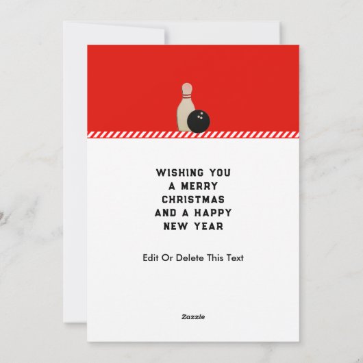 Bowling Weihnachten (Rückseite)