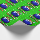 Bowling Weihnachten Geschenkpapier (Ecke)