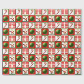 Bowling Weihnachten Geschenkpapier (Flach)