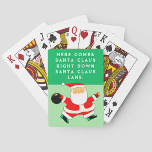 Bowling Weihnachten Spielkarten