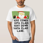 Bowling Weihnachten T-Shirt (Vorderseite)