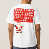 Bowling Weihnachten T-Shirt (Rückseite)