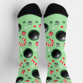 Bowling-Weihnachts-Feiertags-Geschenk-Socken Socken (Oben)