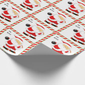 Bowling Weihnachtsgeschenk Geschenkpapier (Ecke)