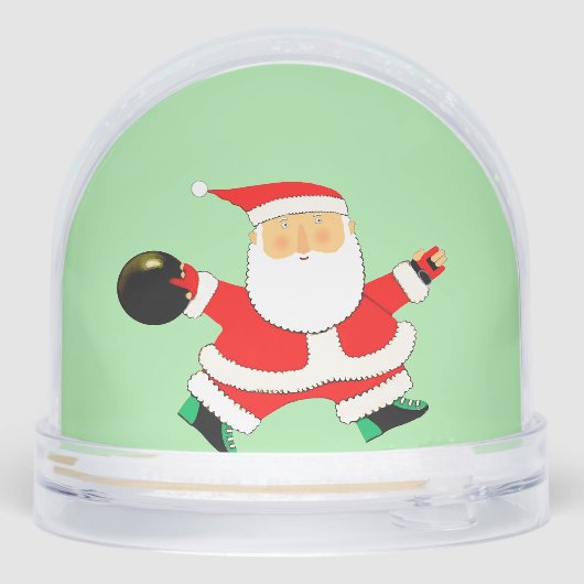 Bowling Weihnachtsgeschenk Schneekugeln (Rückseite)