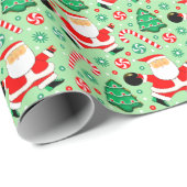 Bowling Weihnachtsgeschenk Wrapping Paper Geschenkpapier (Rolleneckpunkt)