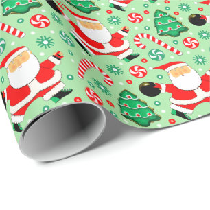 Bowling Weihnachtsgeschenk Wrapping Paper Geschenkpapier