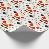 Bowling Weihnachtsgeschenkpapier Geschenkpapier (Ecke)