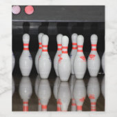 Bowling Weinetikett (Einzelnes Label)