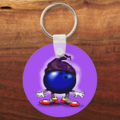 Bowling Wizard Schlüsselanhänger (Vorderseite)