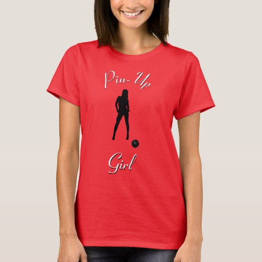 Bowling Women's Sportswear Button-Up Girl Custom T T-Shirt (Vorderseite)
