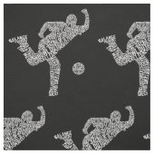 Bowling Word Art, Bowler Wordle Stoff (Muster)