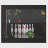 Bowling Wrapping Paper Geschenkpapier (Flach)