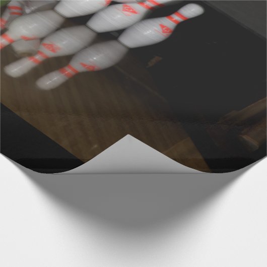 Bowling Wrapping Paper Geschenkpapier (Ecke)