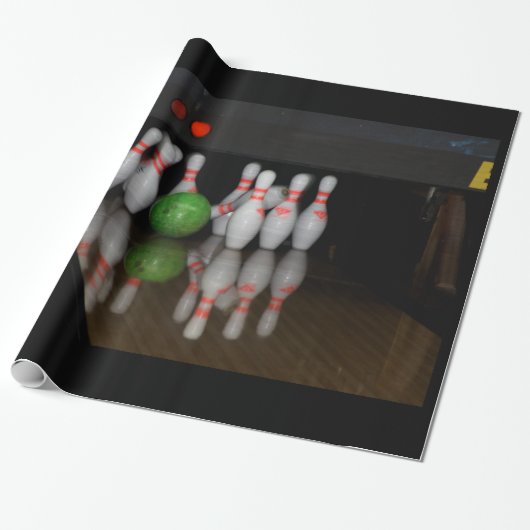 Bowling Wrapping Paper Geschenkpapier (Ungerollt)