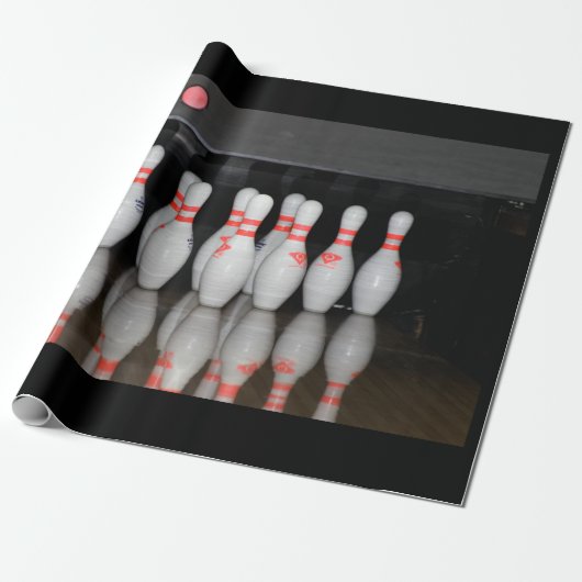 Bowling Wrapping Paper Geschenkpapier (Ungerollt)