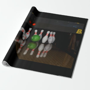 Bowling Wrapping Paper Geschenkpapier