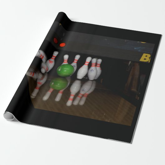 Bowling Wrapping Paper Geschenkpapier (Ungerollt)