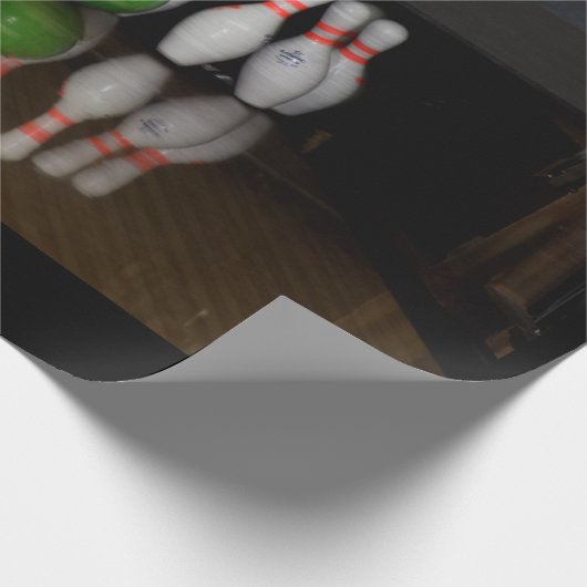 Bowling Wrapping Paper Geschenkpapier (Ecke)