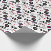 Bowling Wrapping Paper Geschenkpapier (Ecke)