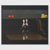 Bowling Wrapping Paper Geschenkpapier (Flach)