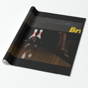 Bowling Wrapping Paper Geschenkpapier