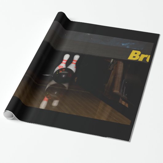 Bowling Wrapping Paper Geschenkpapier (Ungerollt)