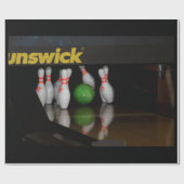 Bowling Wrapping Paper Geschenkpapier (Flach)