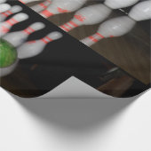Bowling Wrapping Paper Geschenkpapier (Ecke)