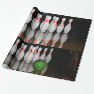 Bowling Wrapping Paper Geschenkpapier