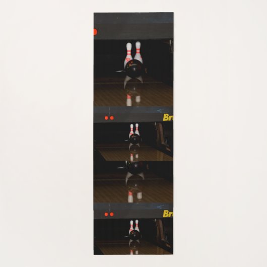 Bowling Yogamatte (Rückseite)