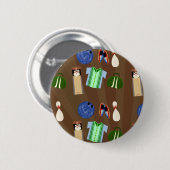 Bowling-Zeit! Button (Vorne & Hinten)