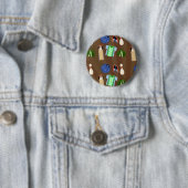Bowling-Zeit! Button (Beispiel)
