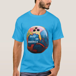 Bowlingball, der den Golf Amerikas repräsentiert T-Shirt