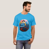 Bowlingball, der den Golf Amerikas repräsentiert T-Shirt (Vorne ganz)