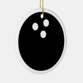 Bowlingball Keramik Ornament (Rechts)