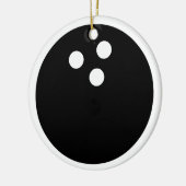 Bowlingball Keramik Ornament (Links)