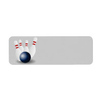 Bowlingball und Buttone