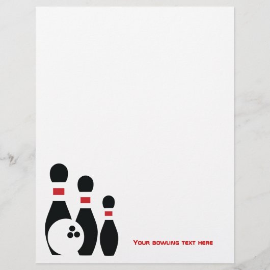 Bowlingball und Buttone Flyer (Vorderseite)