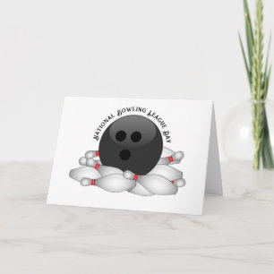 Bowlingball und Buttone Karte