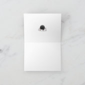 Bowlingball und Buttone Karte (Innenseite)