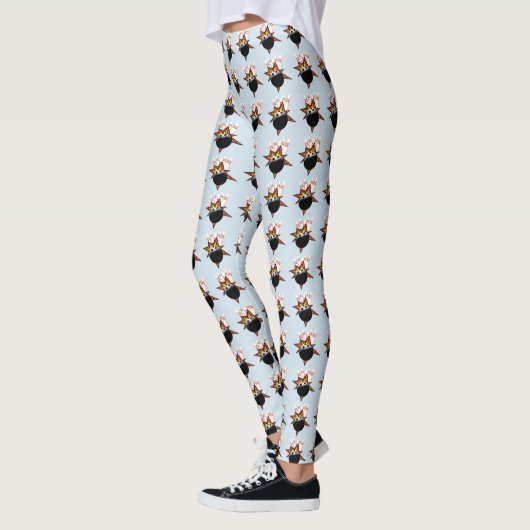 Bowlingball und Buttone Leggings (Links)
