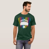 Bowlingbälle niedliche Herzöge Diskothek Bowling T-Shirt (Vorne ganz)