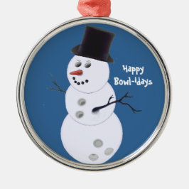 Bowlingbowlers-Weihnachtsgeschenk-Verzierung Keramik Ornament