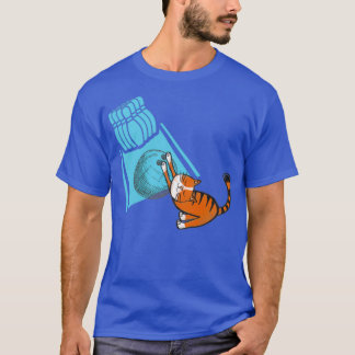 BowlingCute cat Bowling lustig T T-Shirt