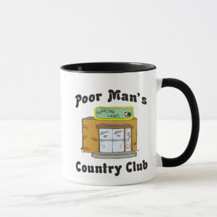 Bowlinghalle Country Club des kleinen Mannes Tasse